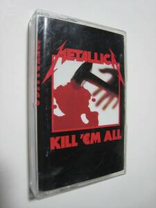 [ кассетная лента ] METALLICA / KILL 'EM ALL US версия Metallica . окраска. металлический .