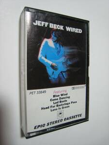 【カセットテープ】 JEFF BECK / WIRED US版 ジェフ・ベック ワイアード