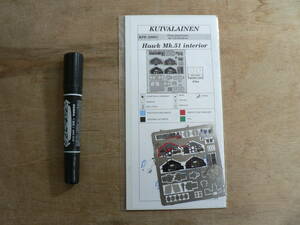 BBP437 unused plastic model for modified parts etching parts 1/32 Hawk Mk.51 interior KUIVALAINEN