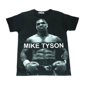 マイクタイソン TYSON ボクシング チャンピオン 日本未発売 ストリート系 デザインTシャツ おもしろTシャツ メンズ 半袖★tsr0413-blk-l