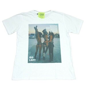 セクシーガール 下着 ボンテージ Tバック ビーチ マニア ストリート系 デザイン おもしろTシャツ メンズ 半袖★tsr0204-wht-l