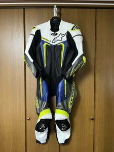 【美品】Alpinestars Motegi V3 50 アルパインスターズ レーシングスーツ ワンピース 革ツナギ レザースーツ