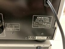 【ONKYO】ネットワークステレオレシーバー TX-8050 + CDプレーヤー C-7030 + ipod dock UP-01 + LAN Adapter UWF-1_画像3