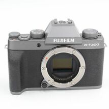 元箱、説明書付き。★新品級★ FUJIFILM フジフイルム X-T200 レンズキット ダークシルバー_画像2