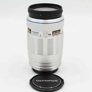 ★美品★ OLYMPUS オリンパス M.ZUIKO ED75-300mm F4.8-6.7 シルバー