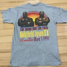  MGM GRAND　90s ビンテージ USA製 The Sound And The Fury Holyfield vs Tyson 2 ホリフィールド vs マイクタイソン Tシャツ M_画像1