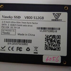 深センVaseky祭り ⑪ ■ SSD ■ 512GB （6050時間） Vaseky V800 正常判定 送料無料の画像2