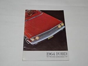 001 フォード　1964　カタログ　アメリカ版　英文