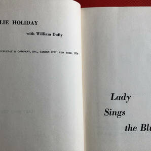 Lady Sings The Blues / Billie Holiday自伝 / 米国原書1956年の画像7