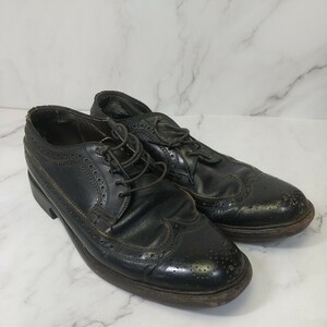 156同梱NG REGAL リーガル 革靴　ビジネスシューズ レザー メンズ 25EE 25cm ブラック 黒 ビジネスシューズ 紐靴 ウイングチップ 現状