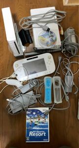 WiiU 任天堂 Wii ホワイト Nintendo U 周辺機器 リモコン ソフト その他ニンテンドー関連のコード類