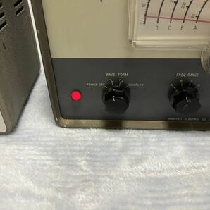 LEADER オーディオジェネレーター LAG-55 AUDIO GENERATOR 真空管電圧計 VACUUM TUBE VOLT METER MODEL161A KIKUSUI菊水 通電確認 ジャンクの画像5