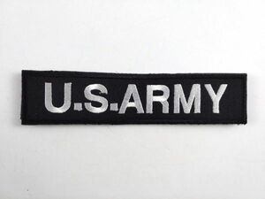 アメリカ陸軍 US ARMY パッチ ワッペン サバゲー ミリタリー ベルクロ 黒白