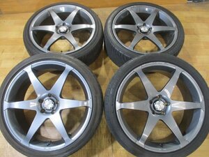 RAYS ベルサス カンピオナート ホイール タイヤ 4本 5H-100 18インチ 7.5J+52 215/40R18 2021年 溝有り レガシィ インプレッサ プリウス