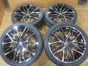 綺麗 バリ山 Weds Kranze クレンツェ Weaval ウィーバル 100EVO ホイールタイヤ 4本 21インチ 245/40R21 2022年 トーヨー 80 ハリアー NX