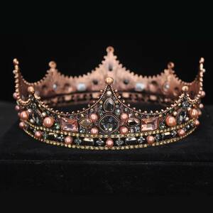  elegant Vintage Crown * head dress wedding ba lock style ..u Eddie ng antique head jewelry accessory DJ1546