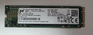 M.2 SATA SSD256GB MICRON MTFDDAV256TBN M.2 SSD SSD256GB M.2 256GB MGF 2280 operation verification settled secondhand goods free shipping 