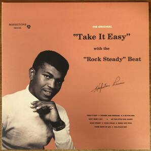 LPレコード：Hopeton Lewis "Take It Easy" With The "Rock Steady" Beat（再発盤）DSR-LP-505の画像1