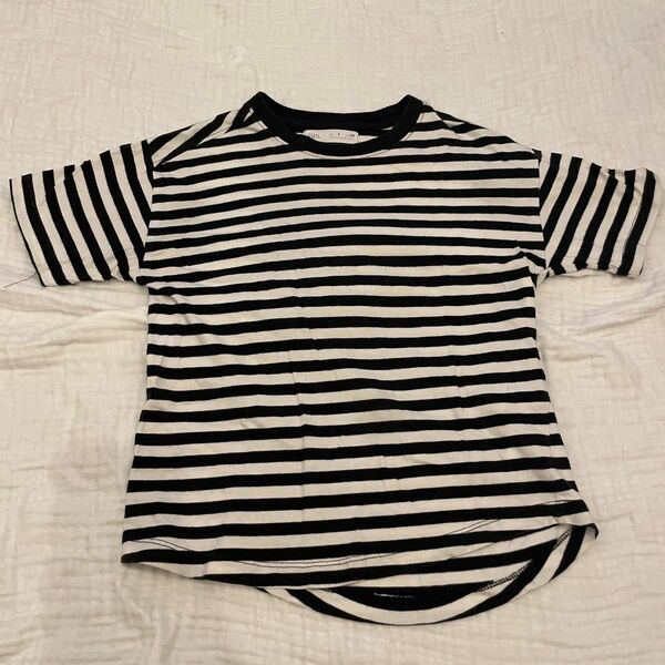 ZARA キッズ　ボーダーtシャツ　7y