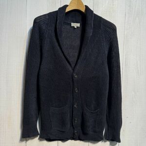  Margaret Howell MARGARET HOWELLlinen cardigan (M) black /579-160311