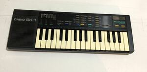 名機！　CASIO SK-1 サンプリングキーボード　AC アダプター付き　samplingkeyboard 