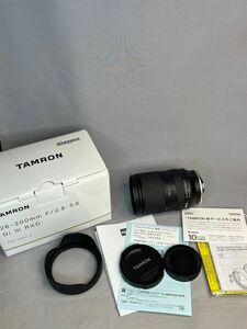 Tamron タムロン 28-200mm F/2.8-5.6 Di III RXD ソニー　Eマウント