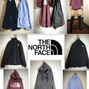 The North Face 4着まとめ売り パーカー フリースジャケット WOMEN'S L 中心 アウトドア 大きいサイズ