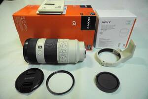 ■美品SONY Gレンズ FE70-200mm F4 G OSS SEL70200G、 純正フードは新品未使用、 送料無料