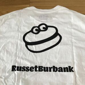 1円スタート！送料込み！Lサイズ！Russet Burbank ラセット バーバンク RBBurger Tee ロゴ バーガー Tシャツ Burger T-shirt Whiteホワイトの画像5