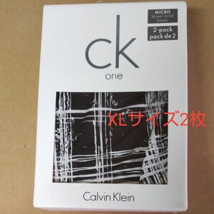 CalvinKlein　ボクサーブリーフ　メンズXLサイズ2枚、マイクロファイバー