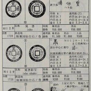 4113. ≪古銭本・分類資料≫ 【新寛永通宝カタログ】 新寛永クラブ 昭和62年 白川昌三編 寛永通宝 穴銭 コインの画像6