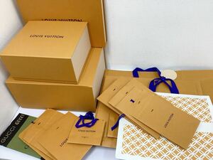 ☆【1円開始】大量/ルイヴィトン LOUIS VUITTON 紙袋 ショッパー 空箱 BOX 保存箱 ブランド　インテリア　小物入れ＃104