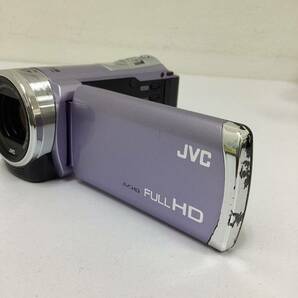 JVCケンウッド GZ-HM33-V ビデオカメラ VIDEO CAMERA 40ｘDPTICAL 充電器なし BACK ILLUMINATED CMOS バッテリｘ2個♯18613の画像2