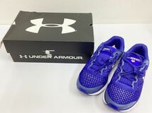 アンダーアーマーUNDER ARMOUR　Charged Bandit 4 Team 　青ｘ白　ランニングシューズ　3020321-401　ウォーキング　26㎝　＃18385_画像1