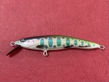 ハンドメイドミノー sparkle lures 山女魚85F フローティング 5.6g #1_画像3