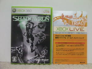 ■■ 即決!! Xbox360 シャドウラン／ Shadowrun■■