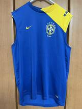 ブラジル代表ノースリーブシャツ☆NIKE☆ナイキ☆Brazil☆Brasil☆セレソン☆ネイマール☆ ヴィニシウス☆ロマーリオ_画像1