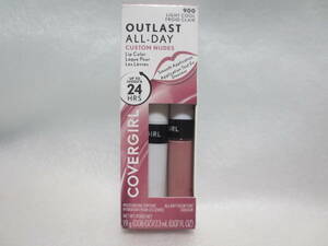 SALE!!!! 新品 カバーガール アウトラスト COVERGIRL Outlast All-Day 落ちない口紅 グロス リップカラー 900番 custom nudes light cool 