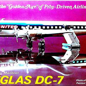 Revell レベル 絶版 1/122 ダグラス DC-7 ユナイテッド航空 旅客機 プラモデル 未使用 未組立 超稀少の画像1