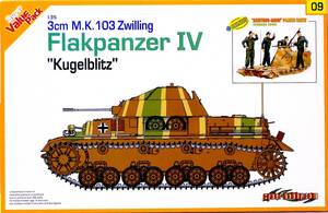 Cyber-Hobby/サイバーホビー 1/35 WW.II ドイツ陸軍 3cm M.K.103機関砲搭載 4号対空戦車 クーゲルブリッツ プラモデル 未使用 未組立