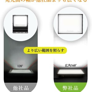 【即納】10台 100W スイッチ付き LED 投光器 COBチップ 超薄型 12000LM 昼光色 6500K 高輝度 IP66 防水防塵 軽量 屋外 送料無料 MKT-N100の画像5