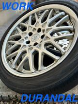 タイヤホイール４本セット 245/40R19 WORK DURANDAL ワーク　デュランダル　アルファード　ヴェルファイア_画像1