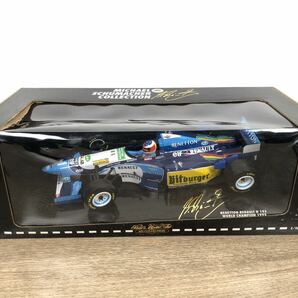 ミニチャンプス 1/18 MICHAEL SCHUMACHER COLLECTION ベネトン ルノー B195 ワールドチャンピオン1995 #1 ミハエル・シューマッハの画像1