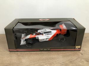 McLaren Collection 1/18 マクラーレン MP4/4 A.Prost #11 HONDA 模型 ミニカー ミニチャンプス 箱痛み