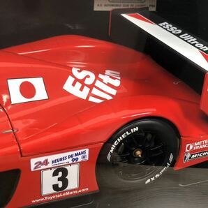 オートアート 1/18 トヨタ GT1 TS020 ルマン24 1999 模型 ミニカー AUTO art Racing division TOYOTA LeMansの画像3