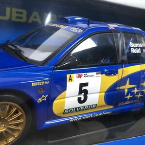 オートアート 1/18 スバル インプレッサWRX 2001 ポルトガルラリー #5 AUTO art Racing division ミニカー モデルカー 【80191】の画像3