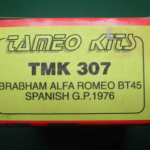  TAMEO kits TMK307 1/43 Brabham Alfa Romeo BT45 SPANISH G.P. 1976 メタルキットの画像1