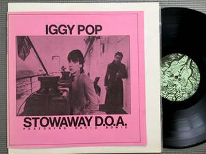 IGGY POP DAVID BOWIE STOWAWAY D.O.A. LIVE LP ブート '77 STOOGES