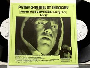 PETER GABRIEL AT THE ROXY '77 2LP ブート ROBERT FRIPP参加 BOOT