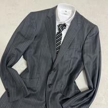 544 Paul Smith ポールスミス × Ermenegildo Zegna エルメネジルド ゼニア セットアップスーツ グレー L_画像3